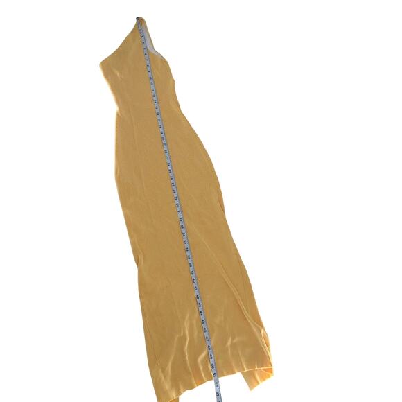 Elegant Yellow Midi Dress - Picture 8 of 9